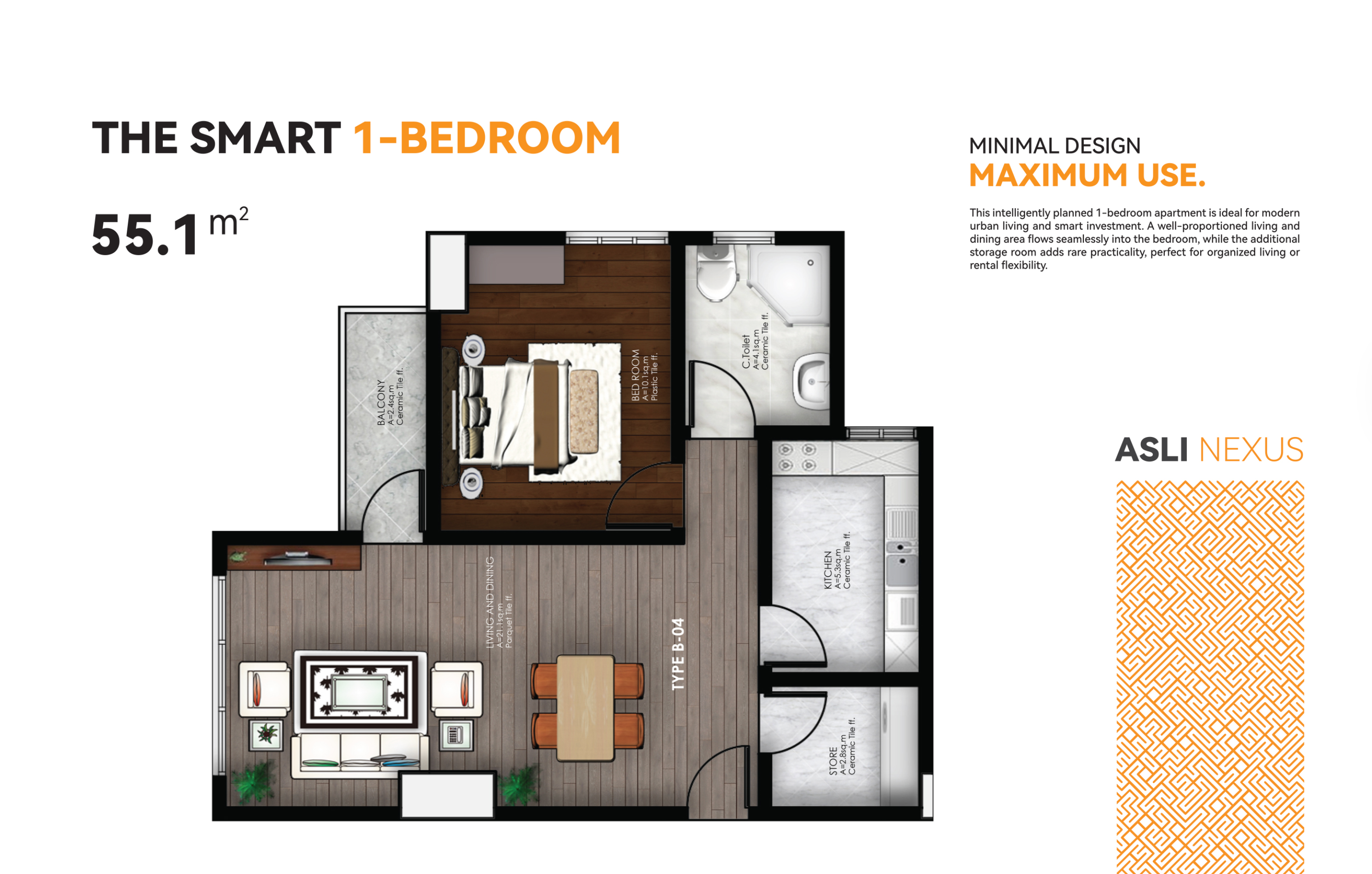 Smart 1 Bedroom